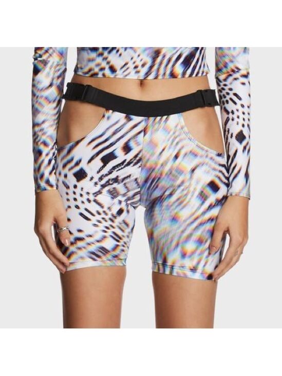 IVY BERLIN Pants - NWT IVY BERLIN Women’s Blake Cut Out Shorts Size Large - SOLD OUT ONLINE